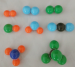初中分子结构模型
